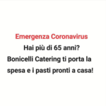 covid19 emergenza sanitaria Bonicelli porta spesa e pasti caldi a casa